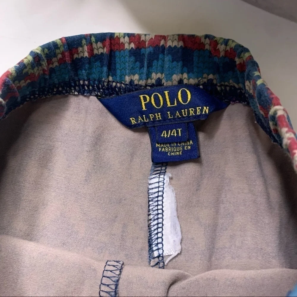 Polo Ralph Lauren digital multi south west Print Legging Toddler size 4T girl